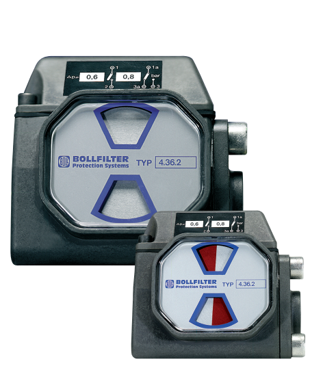 Bollfilter 4.46.2 P=1.2  ID 0550015 Differential Pressure Contact Indicator