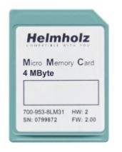 Helmholz 700-953-8LM31 Micro Memory Card, 4 MByte, for 300 series